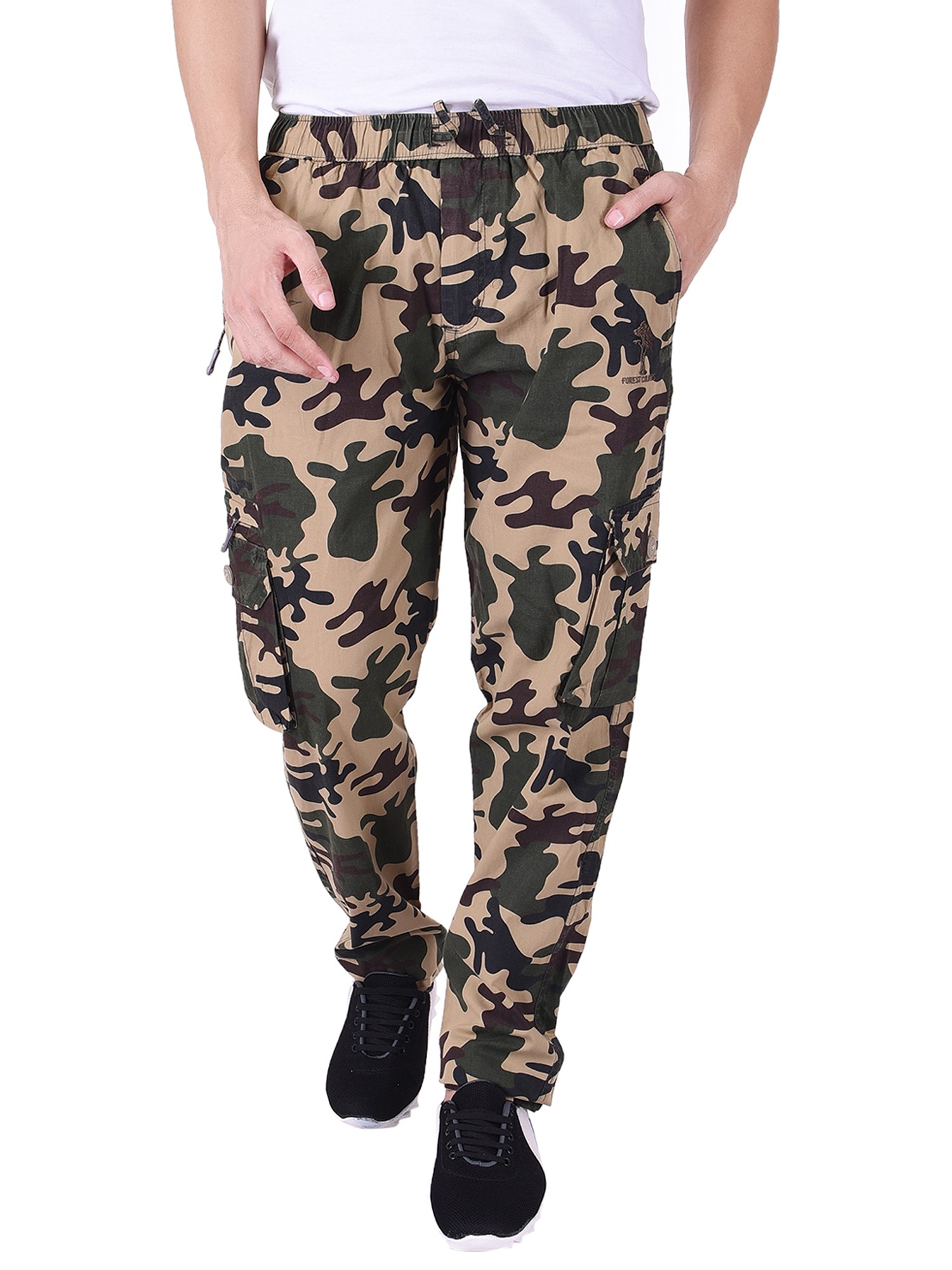 Mens Military Camo Cargo Trouser Casual 100%Cotton Utility Multi Color Work  Pant - Đức An Phát